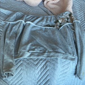 Off the shoulder floral top